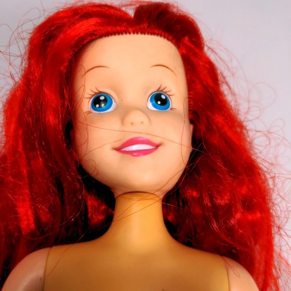 VTG 90s Disney Tyco Ariel The Little Mermaid Plush Doll 17